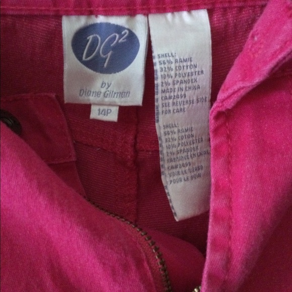 Diane Gilman ladies jeans size 14P with zipper at ankles - Picture 2 of 4